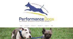 Desktop Screenshot of performancedogs.net