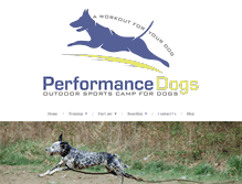 Tablet Screenshot of performancedogs.net